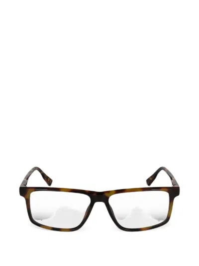 Lacoste Rectangle-frame Glasses In Black