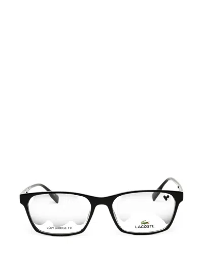 Lacoste Rectangle-frame Glasses In Black