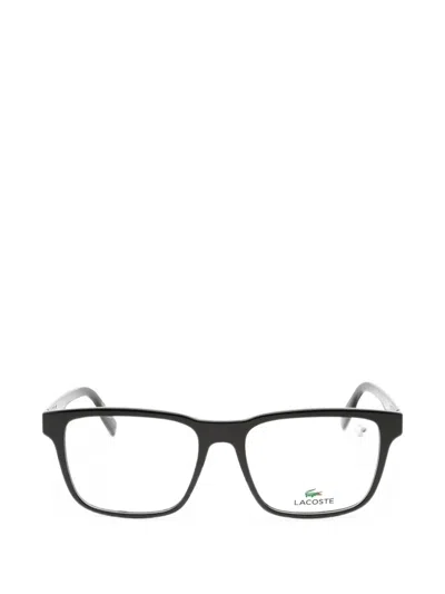 Lacoste Rectangle-frame Glasses In Black