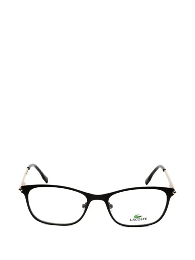Lacoste Rectangle-frame Glasses In Black