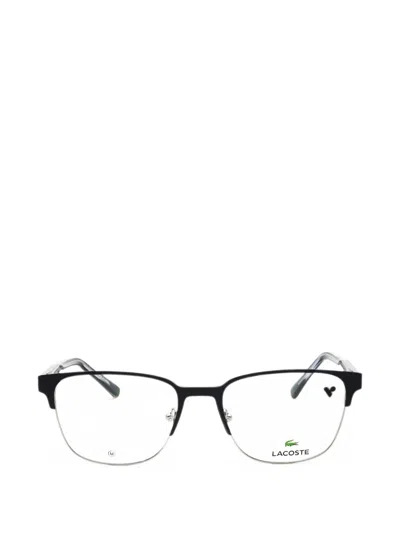 Lacoste Rectangle-frame Glasses In Black