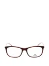 Lacoste Rectangle-frame Glasses In Brown