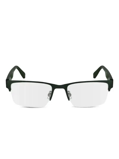 Lacoste Rectangle-frame Glasses In Green