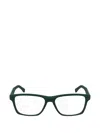 Lacoste Rectangle-frame Glasses In Orange