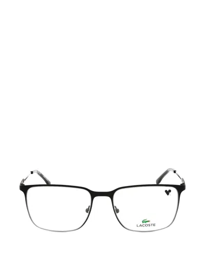 Lacoste Rectangle-frame Glasses In Black