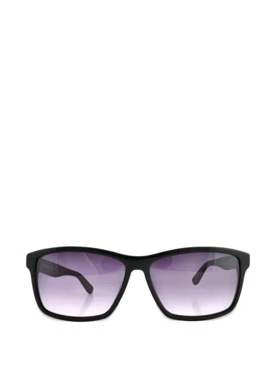 Lacoste Rectangle-frame Sunglasses In Black