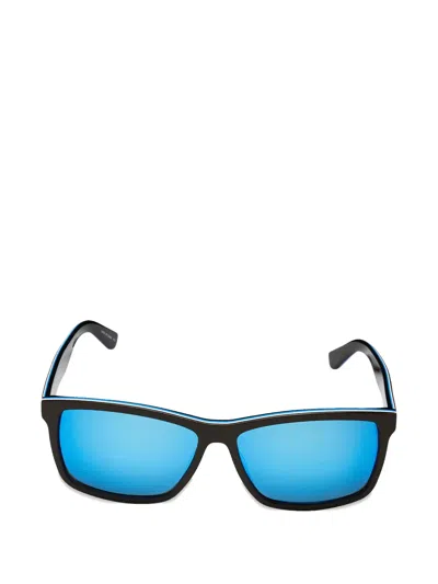 Lacoste Rectangle-frame Sunglasses In Black