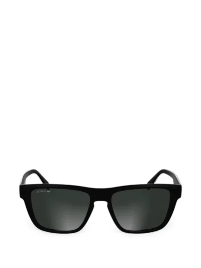 Lacoste Rectangle-frame Sunglasses In Black
