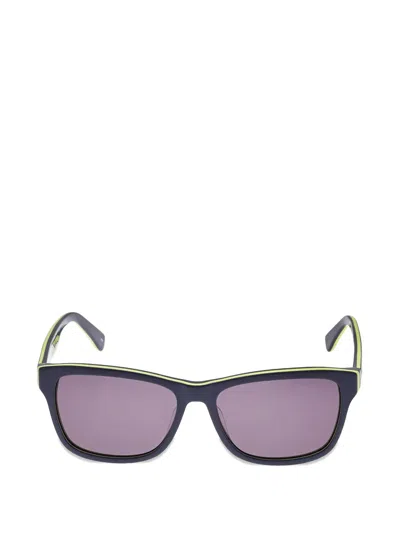 Lacoste Rectangle-frame Sunglasses In Multi