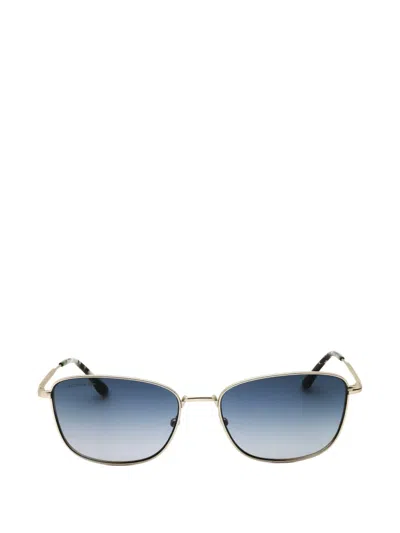 Lacoste Rectangle-frame Sunglasses In Blue
