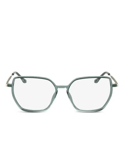 Lacoste Rectangular-frame Glasses In Blue
