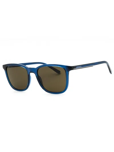 Lacoste Rectangular Men's Premium Sunglasses In Blue