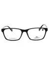 Lacoste Rectangular Mini Eyeglasses For Men In Black