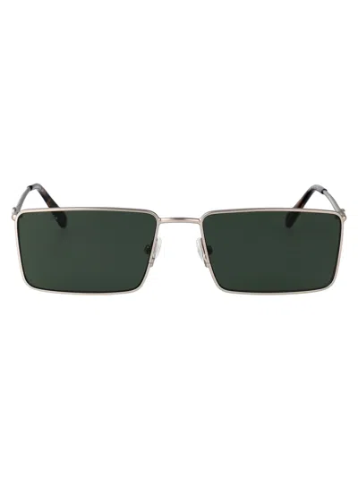 Lacoste Rectangular Sunglasses L279 S 42 In Silver
