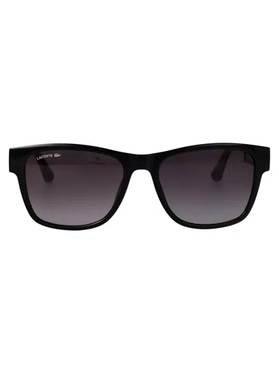 Lacoste Rectangular Sunglasses L6084 S 1 In Black