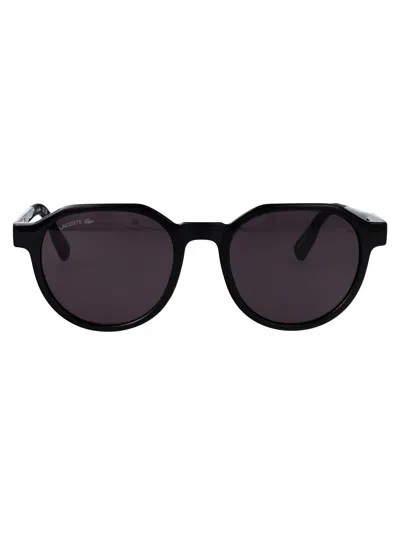 Lacoste Rectangular Sunglasses L6087 S 1 In Black