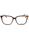 Lacoste Rectangular Women's Eyeglasses For Everyday Elegance In Brown