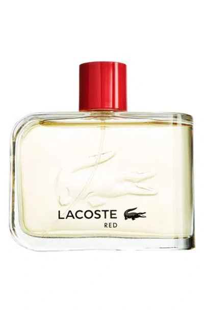 Lacoste Red Eau De Toilette In Transparent