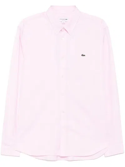 Lacoste Regular Fit Cotton Shirt Clothing In Multi