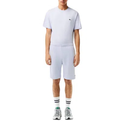 Lacoste Fleece Jogger Shorts - M - 4 In Blue
