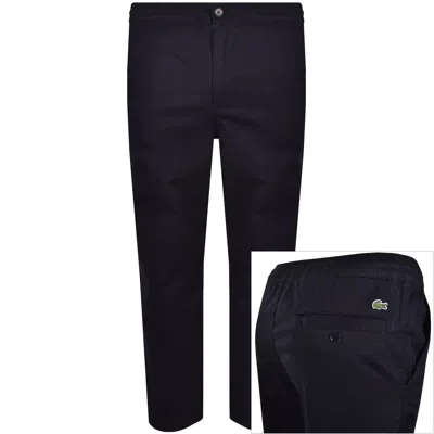 Lacoste Regular Fit Joggers Navy In Black
