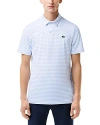 Lacoste Regular Fit Logo Golf Polo Shirt In S14 Alice,blanc
