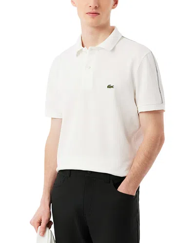 Lacoste Short Sleeved Polo T Shirt White In Bianco Bianco