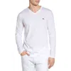 Lacoste Regular Fit Long Sleeve T-shirt In White