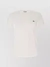 Lacoste Regular Fit Pima Cotton Crewneck T-shirt In Grey