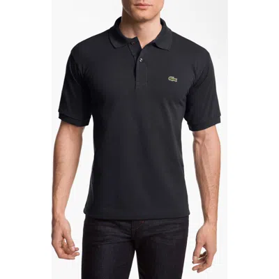 Lacoste L1212 Regular Fit Piqué Polo In 031 Black