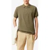 Lacoste Regular Fit Piqué Polo In Brown