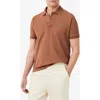 Lacoste Regular Fit Piqué Polo In Brown