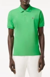 Lacoste Regular Fit Piqué Polo In Uyx Peppermint