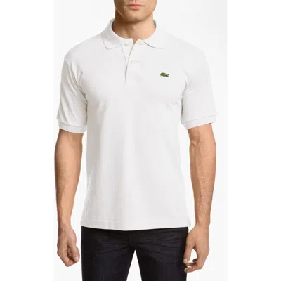 Lacoste Regular Fit Piqué Polo In Gray