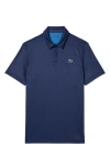 Lacoste Men's Regular Fit Uv Protect Golf Polo - Xxl - 7 In Blue