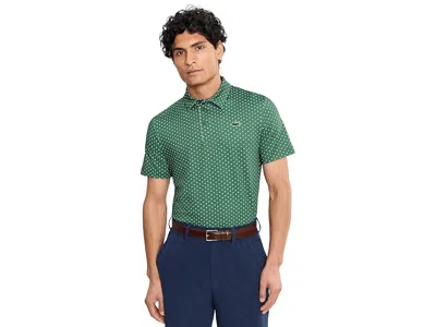 Lacoste Regular Fit Printed Golf Polo Shirt In Green