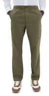 Lacoste Regular Fit Pull On Chinos Olive In Green