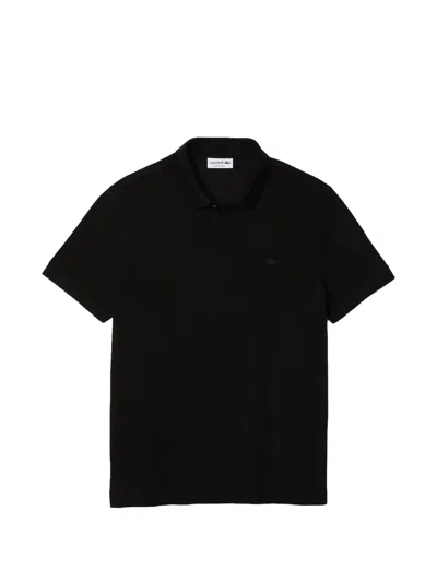 Lacoste Regular-fit Polo Shirt In Black