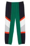Lacoste Relaxed Fit Colorblock Joggers In Roquette/multico
