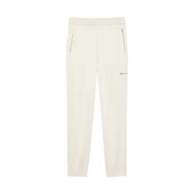 Lacoste Relaxed Fit Pants With Elastic Waistband In White