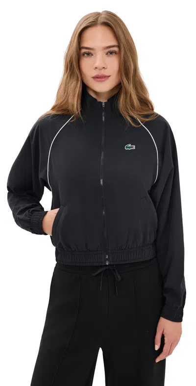 Lacoste Relaxed Fit Tennis Jacket Black