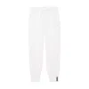 Lacoste Relaxed Fit White Trousers In Multi
