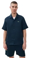Lacoste Relaxed Waffle Knit Shirt Falcon