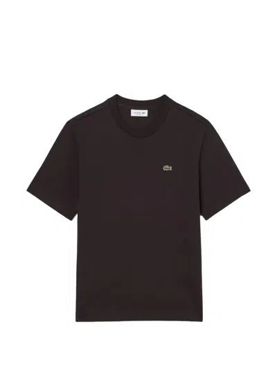 Lacoste Relaxed-fit T-shirt In Brown