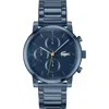 Lacoste Replay Chronograph Bracelet Watch, 44mm In Blue