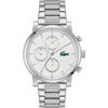 Lacoste Replay Chronograph Bracelet Watch, 44mm In Silver