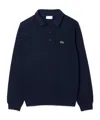 Lacoste Classic Fit Long-sleeved L.12.12 Polo In Blue
