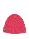 Lacoste Ribbed-knit Beanie