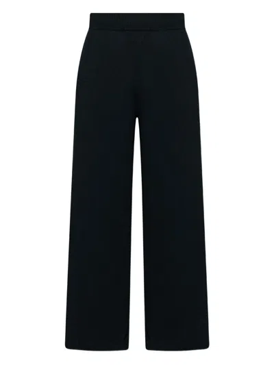 Lacoste Ribbed Trousers In Blue