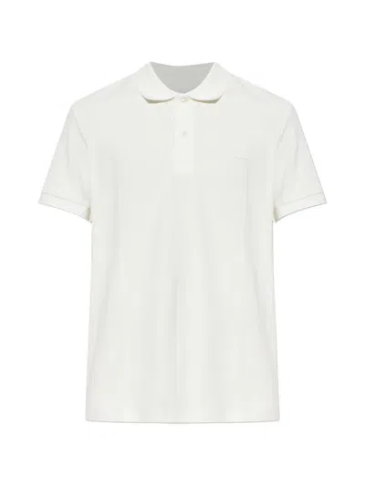 Lacoste Ribbed-knit Logo-patch Polo Shirt In Animal Print